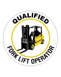 Fork Lift Hard Hat Stickers - 50