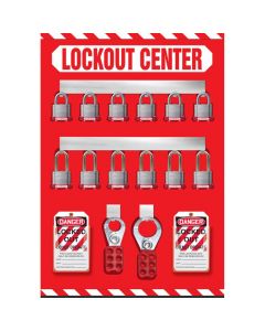 12-Padlock Lockout Store-Board™
