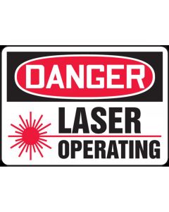 OSHA Danger Laser Operating