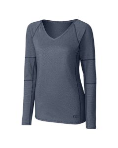 Cutter & Buck - Ladies Long Sleeve Victory V-Neck