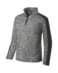 Sport-Tek - Youth PosiCharge Electric Heather Colorblock 1/4-Zip Pullover