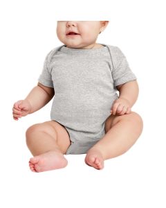 Rabbit Skins - Infant Short Sleeve Baby Rib Bodysuit