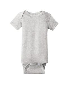 Rabbit Skins - Infant Short Sleeve Baby Rib Bodysuit