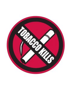 Tobacco Kills - 250 Hard Hat Stickers