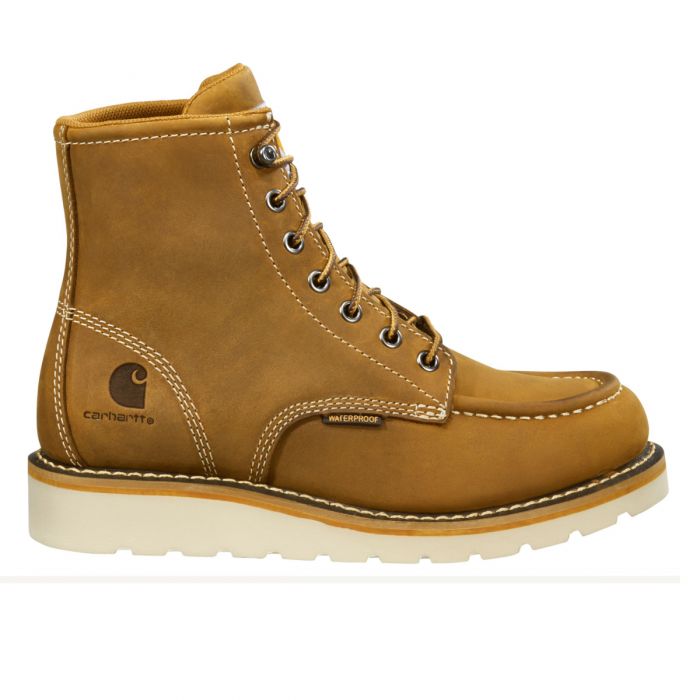 Carhartt Women's Waterproof 6inch Moc Toe Wedge Steel Toe Boot
