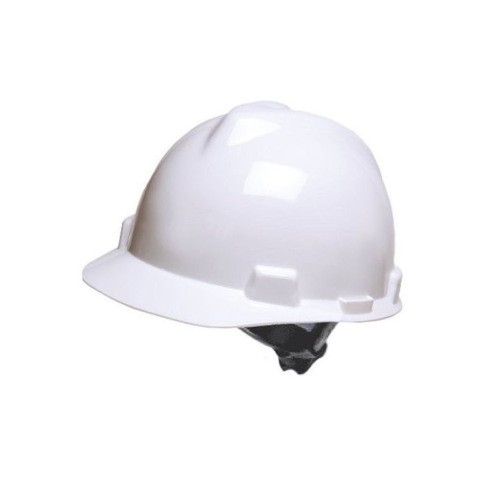 New MSA V-Gard Z89.1 White Safety Protective Hat Cap 